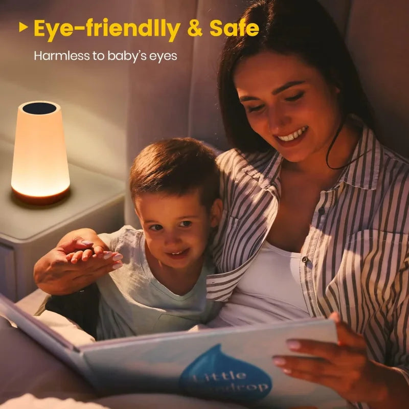 LED Night Light – Touch & Remote, 13 Colors