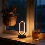 Mini Metal Art Desk Lamp With 3-Color Touch Light