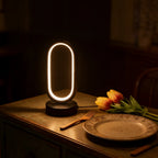 Mini Metal Art Desk Lamp With 3-Color Touch Light