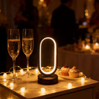 Mini Metal Art Desk Lamp With 3-Color Touch Light