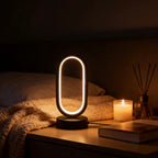 Mini Metal Art Desk Lamp With 3-Color Touch Light