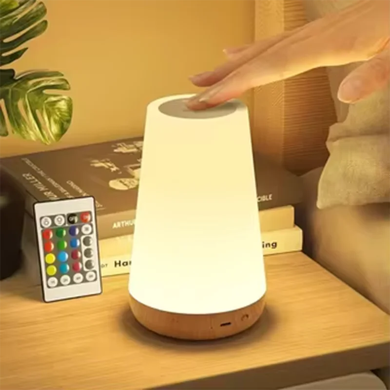 LED Night Light – Touch & Remote, 13 Colors