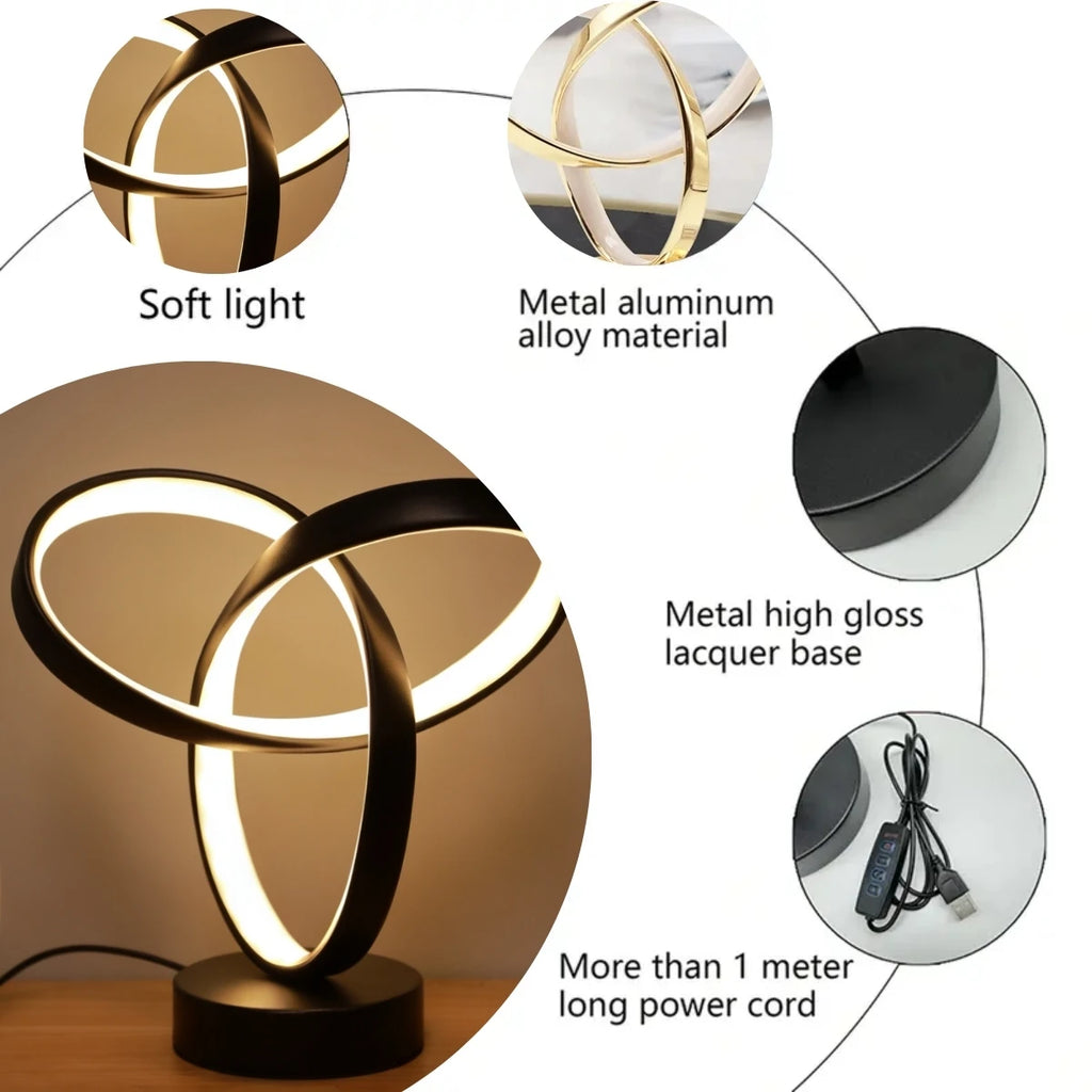 USB Desk Lamp – Three-Color Lighting