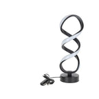 Spiral LED Table Lamp – Dimmable Warm White