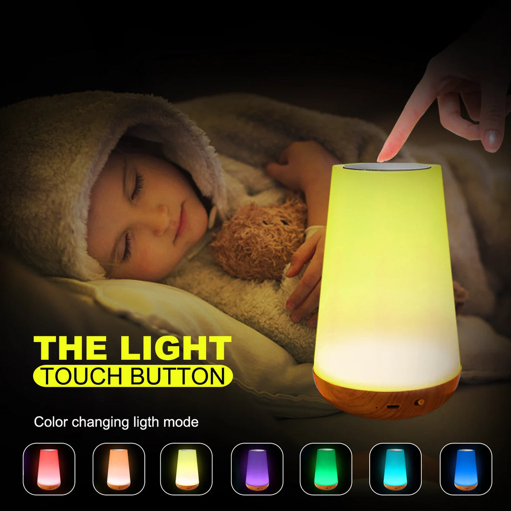 LED Night Light – Touch & Remote, 13 Colors